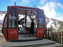 Peak to Peak Whistler Gondola Cabin