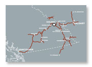 Kicking Horse Resort Map - Driving Distances 