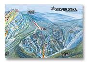 Silver Star Ski Trails map