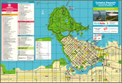 Vancouver BC downtown map