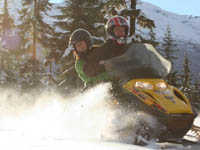 Whistler Snowmobiling with a little zest...