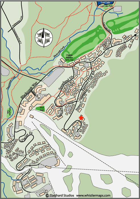 Map of Arrowhead Pointe Whistler