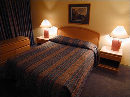 Enjoy a good night's sleep at Glacier Lodge
