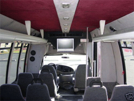 Inside the Whistler Shuttle Bus